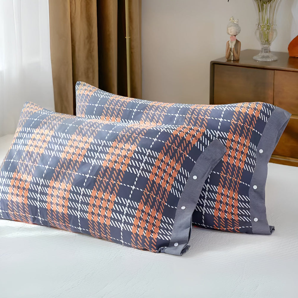 HautFreude: Breathable Pillowcase – Soft & Comfortable with Button Closure (1 Piece)