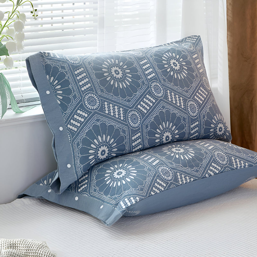 HautFreude: Breathable Pillowcase – Soft & Comfortable with Button Closure (1 Piece)