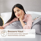 SkinDream: Mulberry Silk Pillowcase – Regenerating & Gentle for Skin & Hair (2 Pieces)