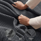 Haven cotton waffle blankets