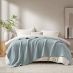 Haven cotton waffle blankets