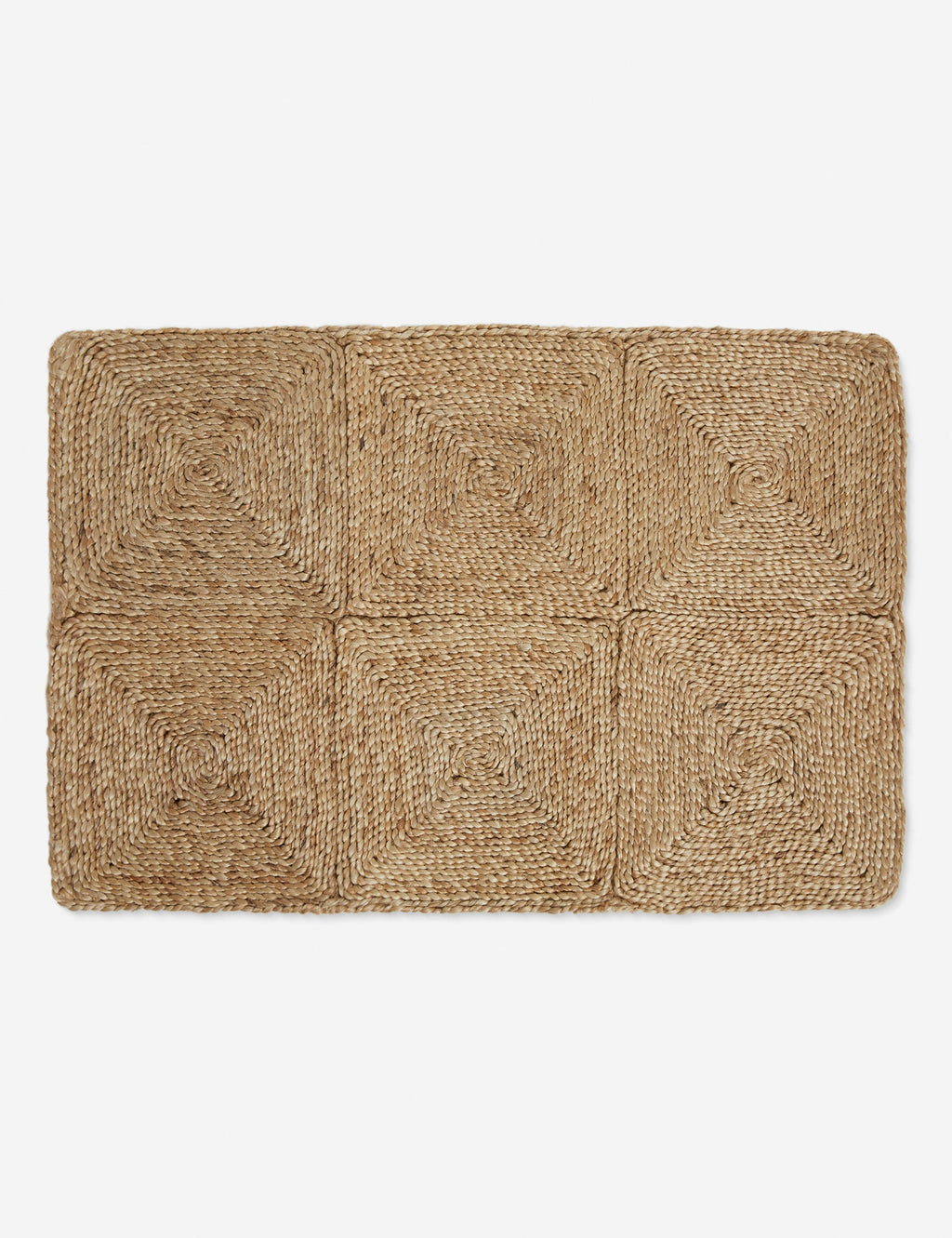 Haven Handmade Jute Rug | Handwoven Grid Design by Jake Arnold