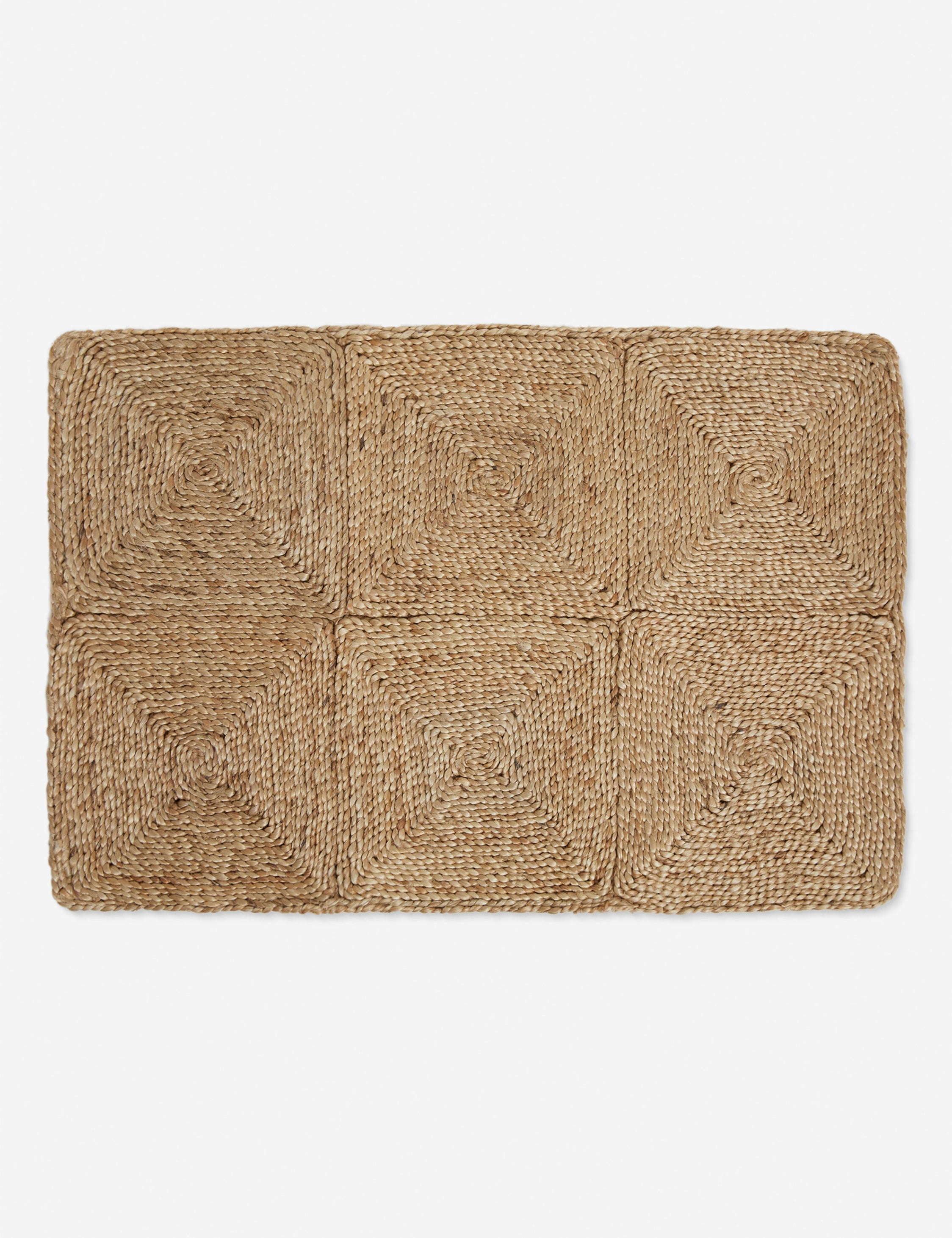 Haven Handmade Jute Rug | Handwoven Grid Design by Jake Arnold