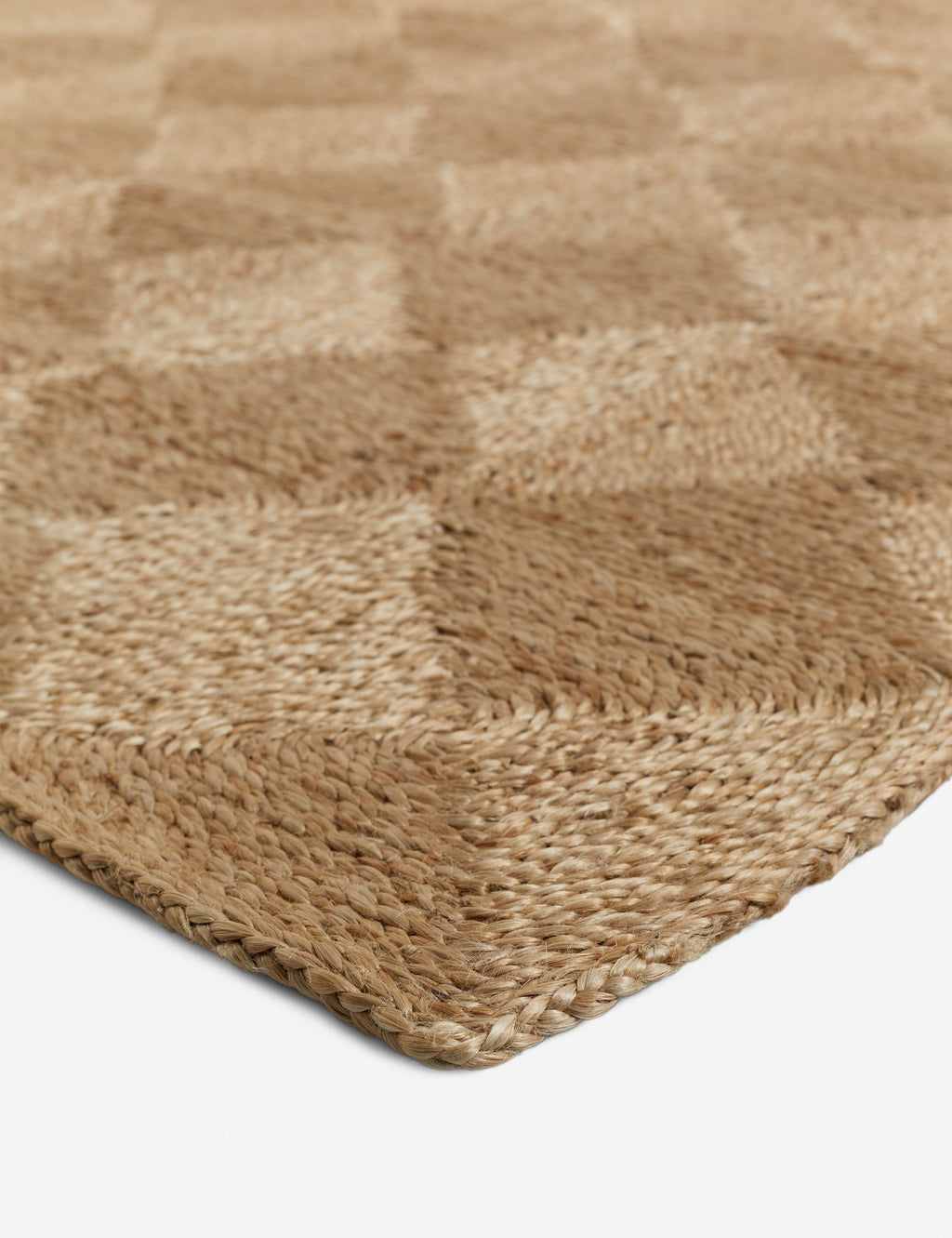 Haven Handmade Jute Rug | Handwoven Grid Design by Jake Arnold