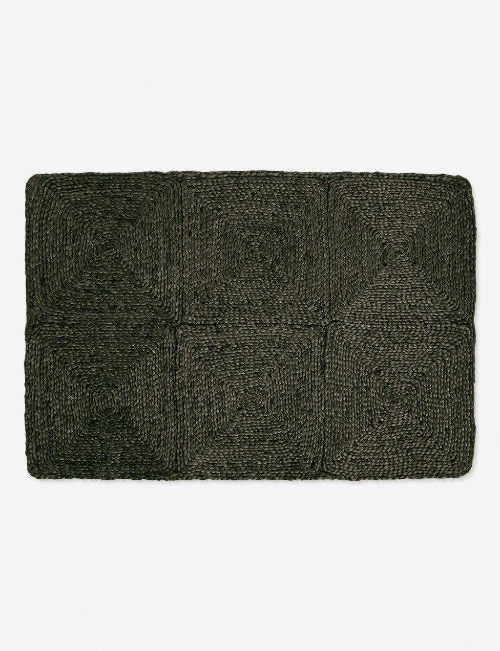 Haven Handmade Jute Rug | Handwoven Grid Design by Jake Arnold