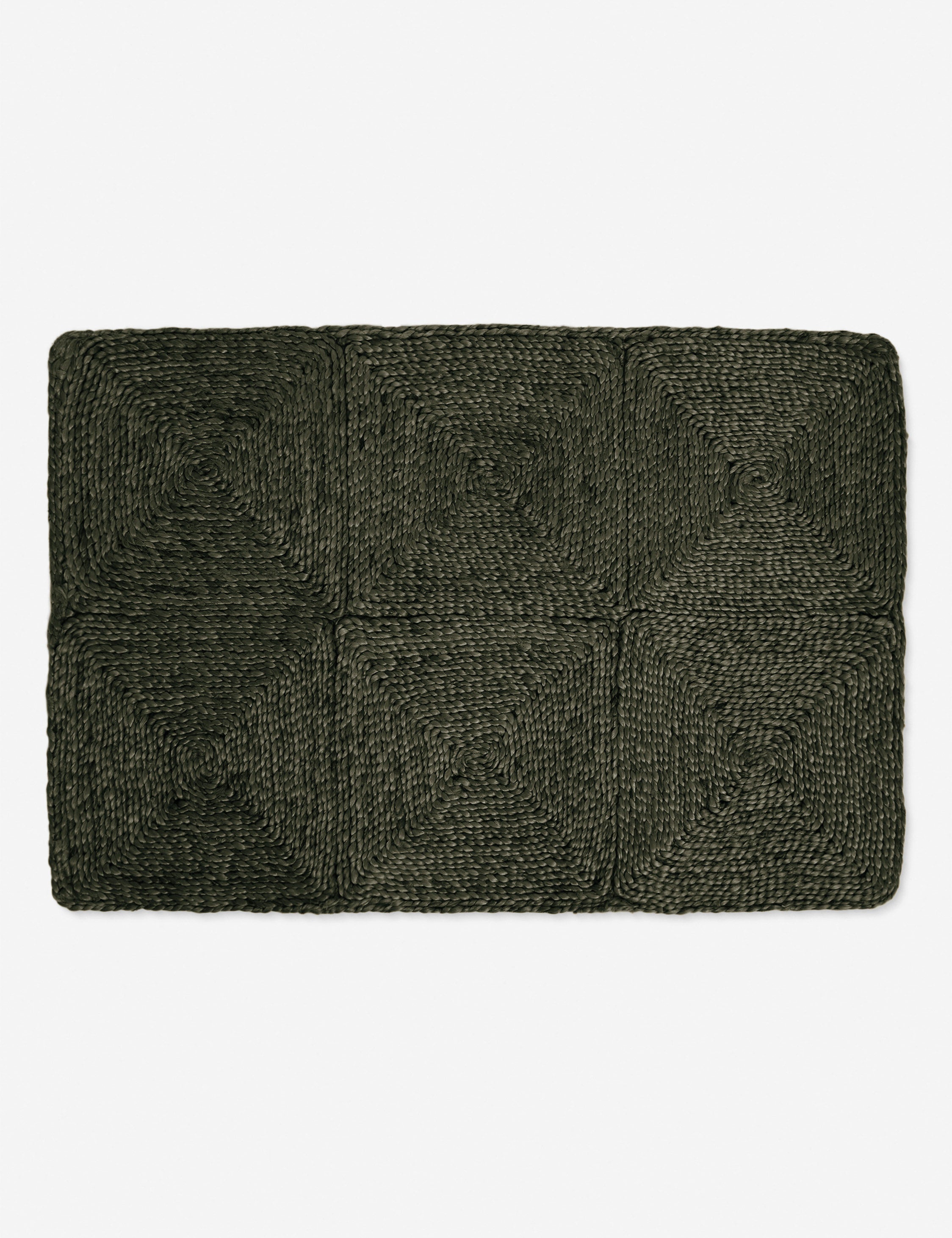 Haven Handmade Jute Rug | Handwoven Grid Design by Jake Arnold