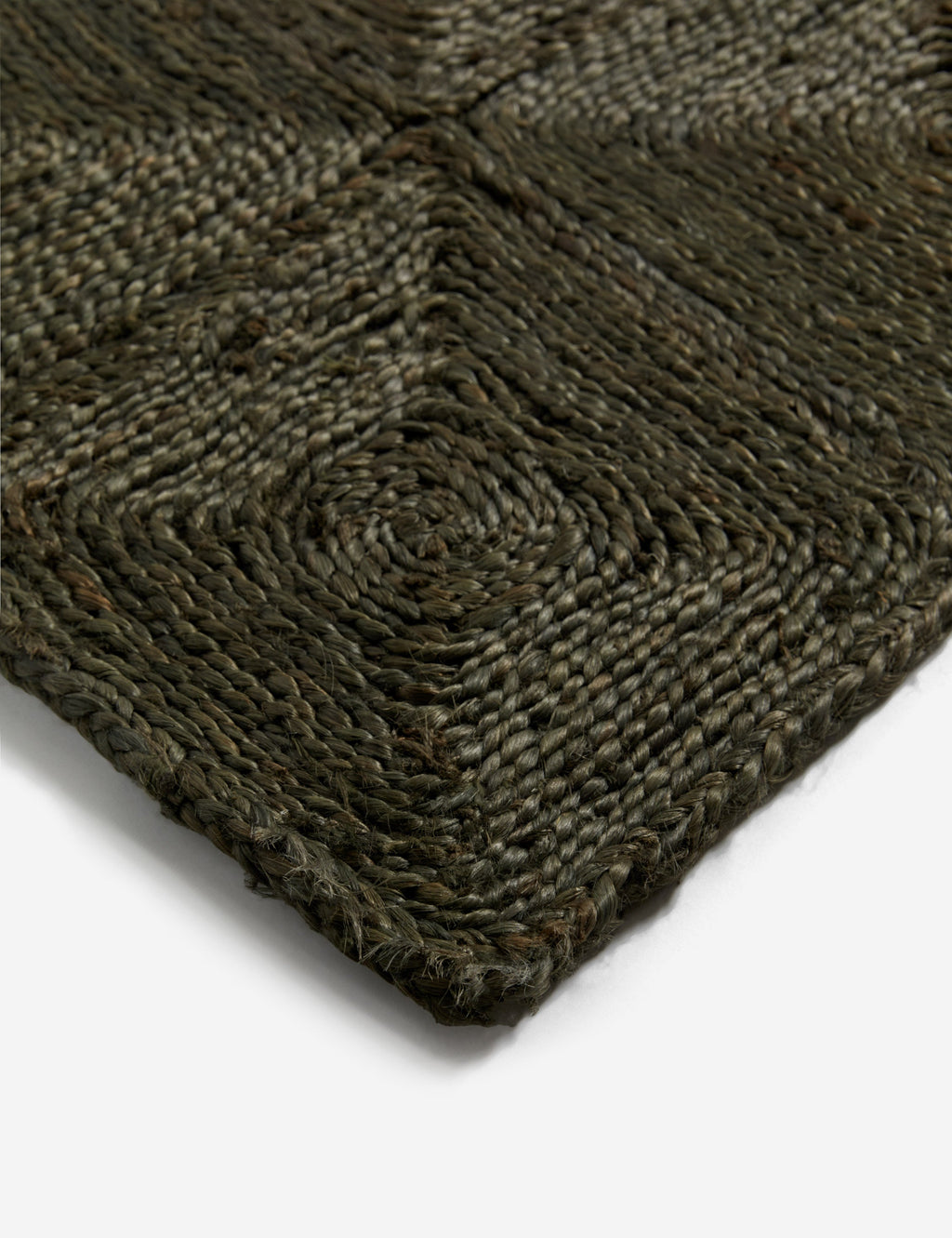 Haven Handmade Jute Rug | Handwoven Grid Design by Jake Arnold