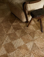 Haven Handmade Jute Rug | Handwoven Grid Design by Jake Arnold