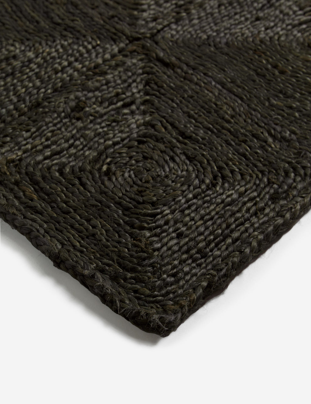 Haven Handmade Jute Rug | Handwoven Grid Design by Jake Arnold