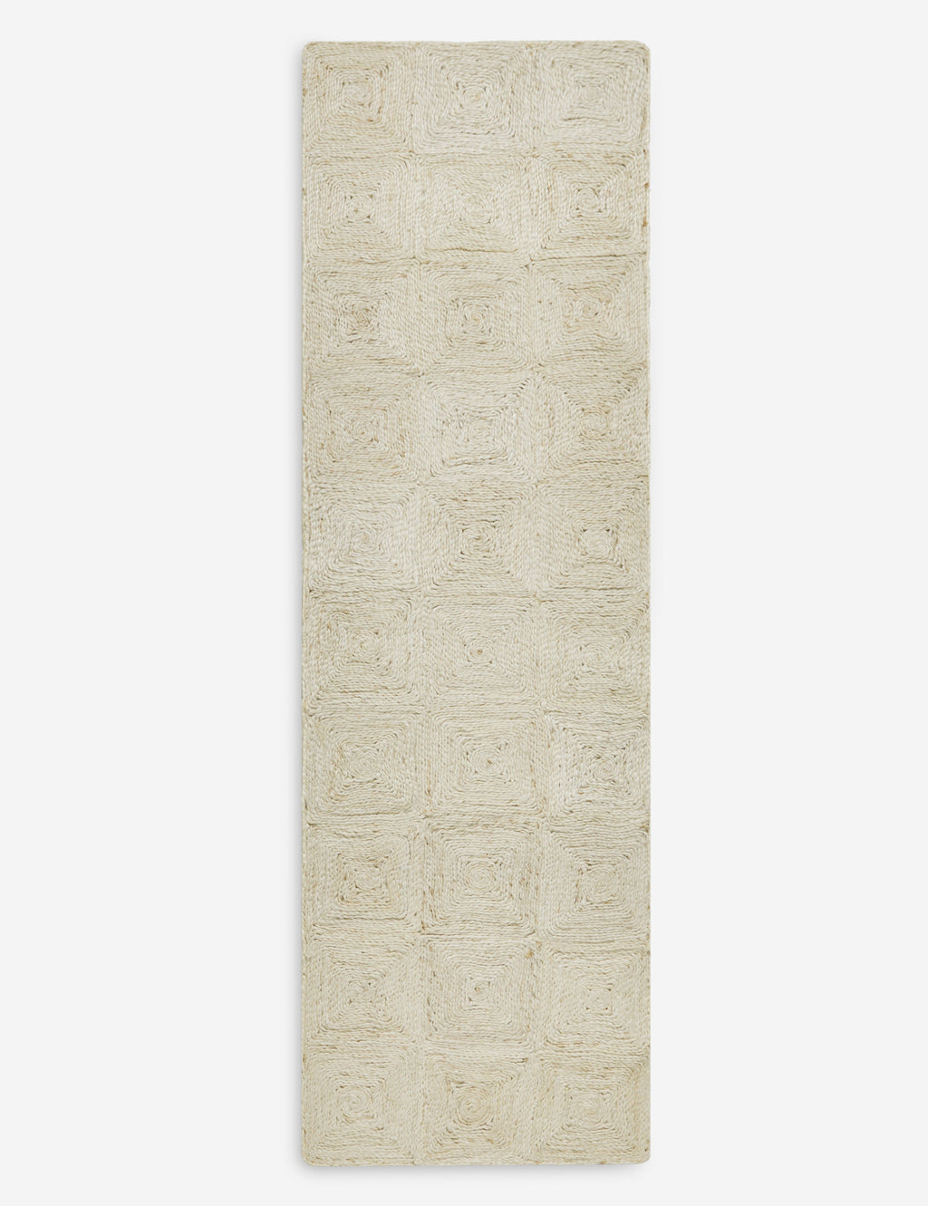 Haven Handmade Jute Rug | Handwoven Grid Design by Jake Arnold