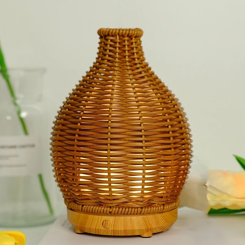 Essential Oil Diffuser Warm White Light Compact USB Rechargeable Design