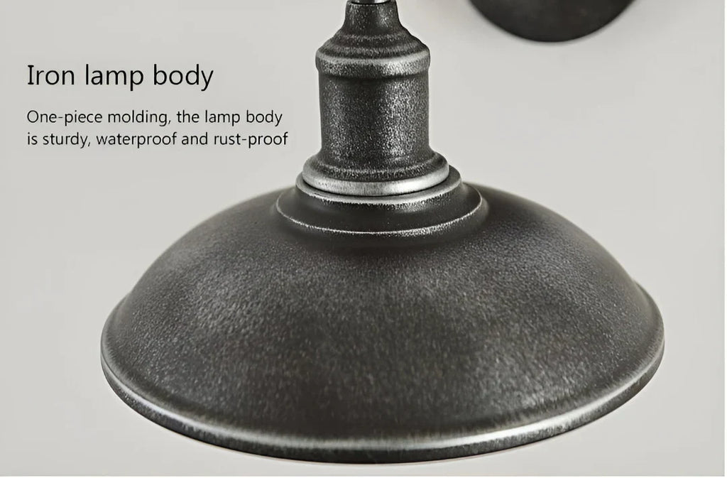 Brix Outdoor Wall Lamp | IP65 Waterproof, Cast Iron