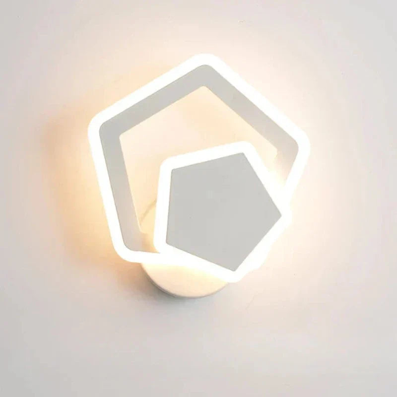 Heart Wall Light LED Plug In Plastic Warm Ambient Lighting