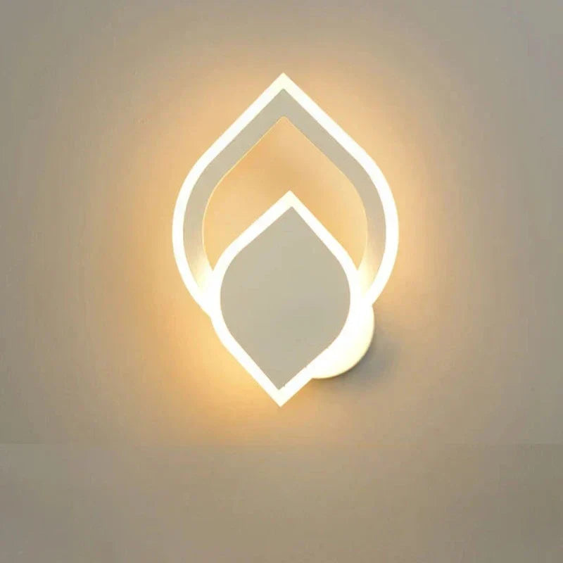Heart Wall Light LED Plug In Plastic Warm Ambient Lighting