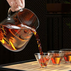 Teapot with Infuser, Borosilicate Glass, 45.6 oz Capacity