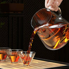 Teapot Borosilicate Glass Stainless Steel Infuser