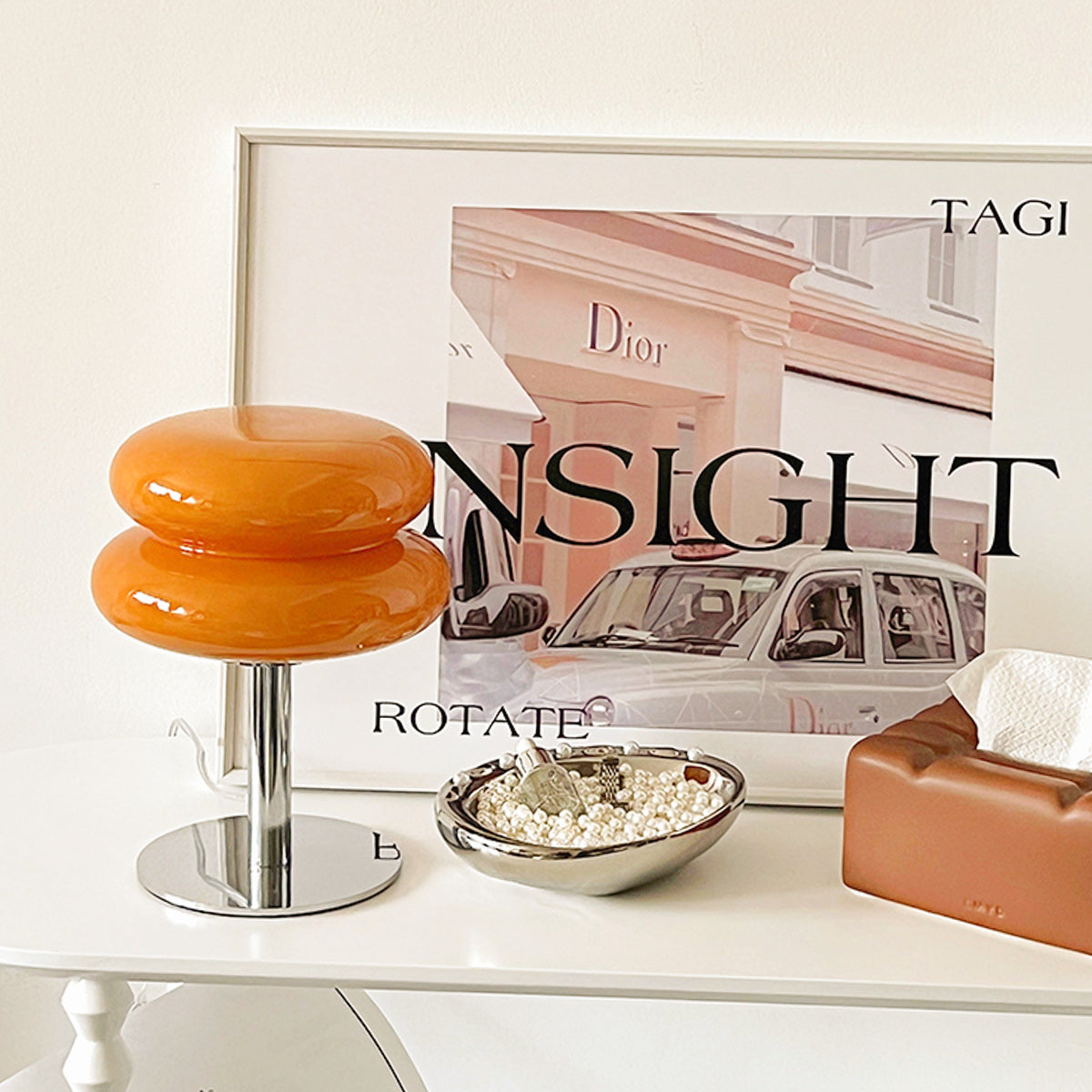Hecho Colorful Glass Table Lamp