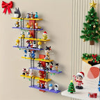 HellesRegal: Wall Shelves Made of Plastic – 4 Levels, Decorative & Floating for Figures, Decor & Accessories in the Hallway