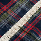 Herdlinie: Sofa Throw in Plaid Design Made of Microfiber & Easy-Care Structure – for Living Rooms & Couches