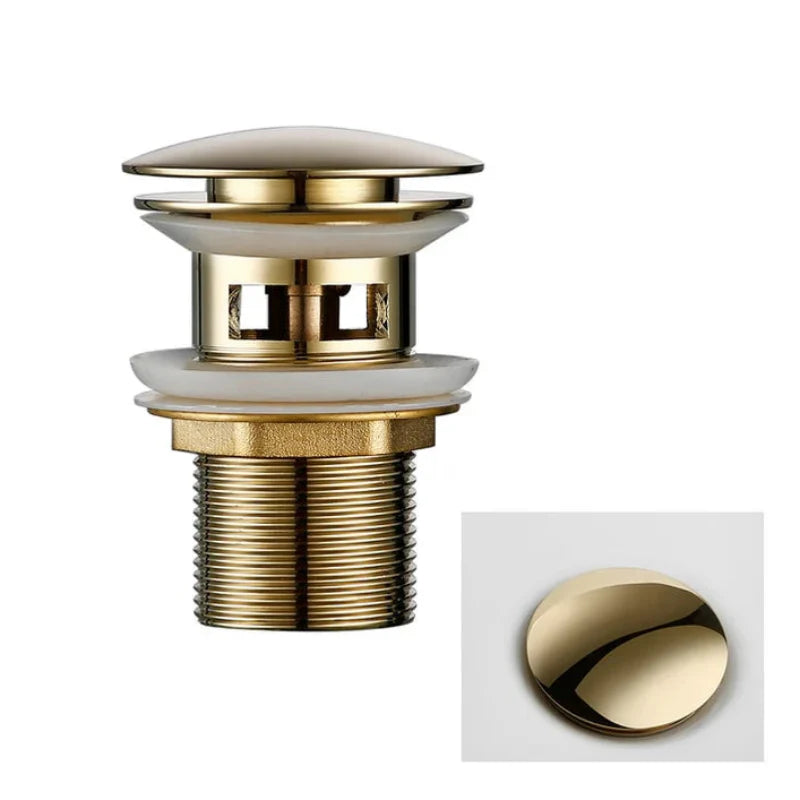 Bathroom Sink Drain Stopper Pop Up Universal Sink Fit