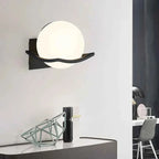 Mira Wall Light | Modern Opal Glass Globe Sconce