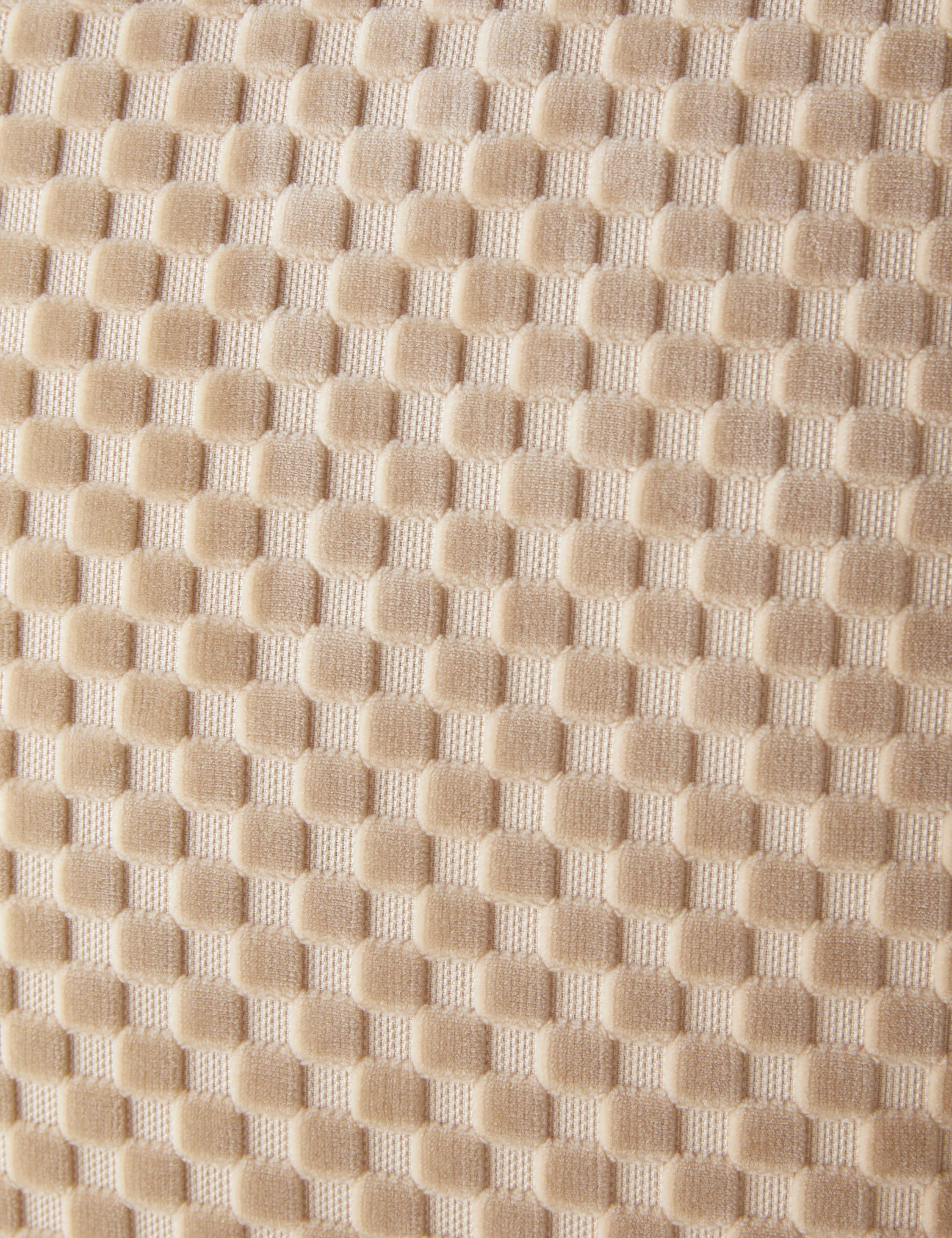 Bello Velvet Pillow | High-Low Checker Pattern, Textural Design