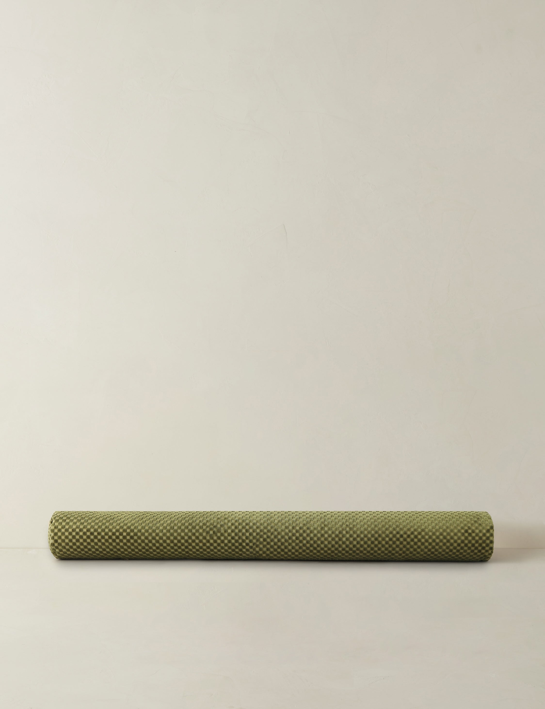 Bello Bolster Pillow | Hi-Lo Checker Velvet, Oversized Accent