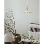 Hibiscus Petal Glass Pendant Lamp