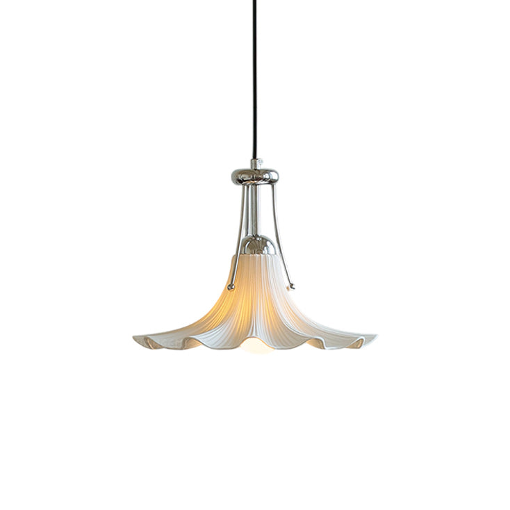 Hibiscus Petal Glass Pendant Lamp