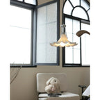 Hibiscus Petal Glass Pendant Lamp