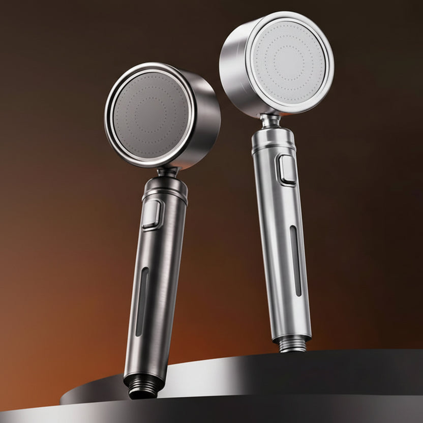 Handheld Shower Head Stainless Steel Dual Spray Adjustable Design