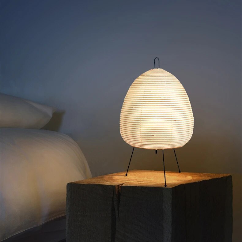 HikariLicht: Japanese Rice Paper Lamp – Traditional LED Table Lamp & Floor Lamp