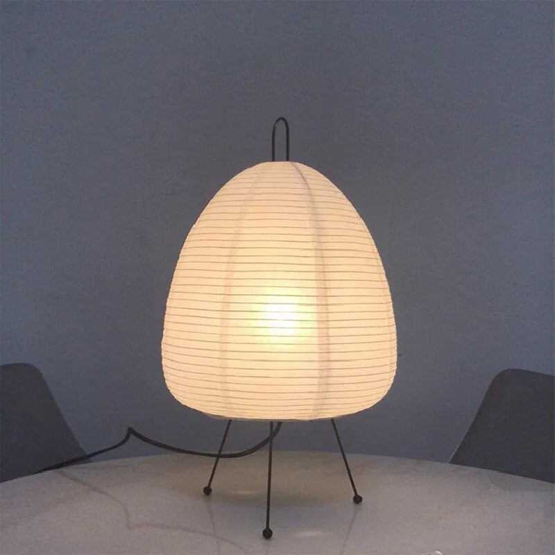 HikariLicht: Japanese Rice Paper Lamp – Traditional LED Table Lamp & Floor Lamp