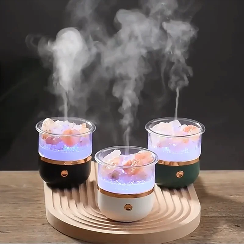 Essential Oil Diffuser USB Type C LED Salt Lamp Style