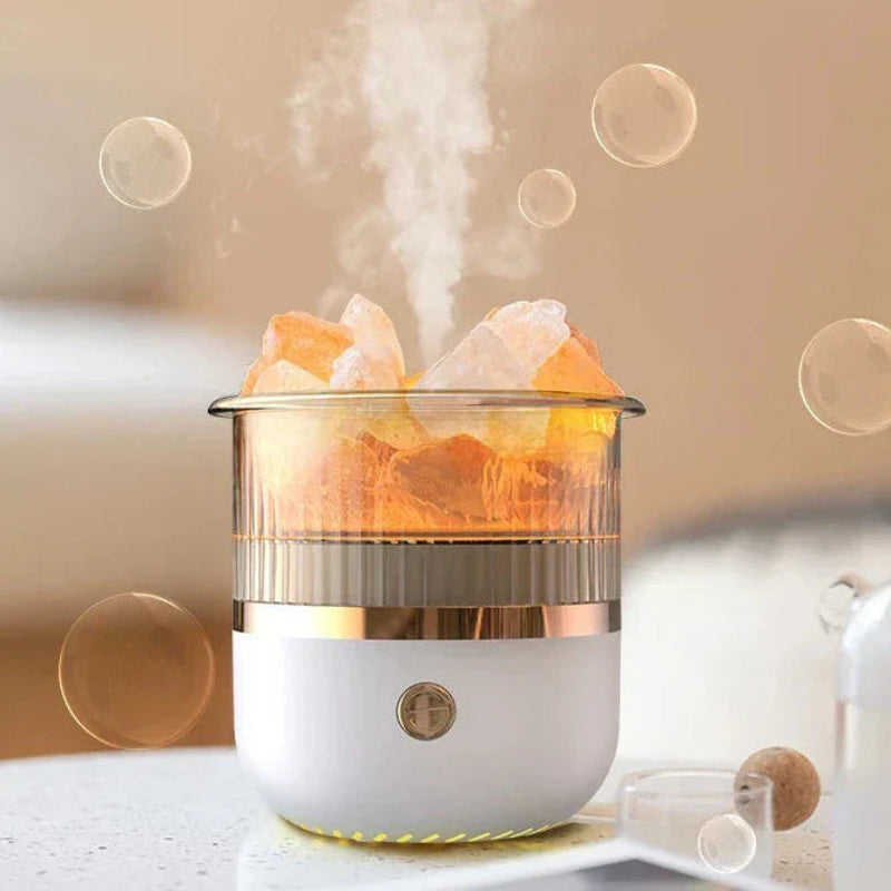 Essential Oil Diffuser USB Type C LED Salt Lamp Style