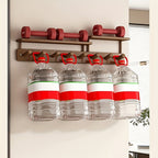 WoodLightness: Wall-Mounted Clothes Rack – Minimalist Wooden Design with Drill-Free Hooks, Space-Saving & Decorative for Hallway & Bedroom