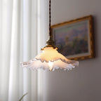 Homdia Brass and Glass Pendant Lamp