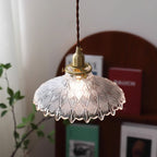 Homdia Brass and Glass Pendant Lamp