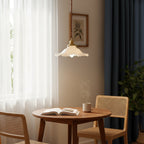 Homdia Brass and Glass Pendant Lamp