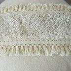 Caelenae - Decorative Throw Pillow with Textured Pattern and Tassels