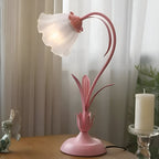 Talia - Antique Table Lamp French Design with Floral Pattern