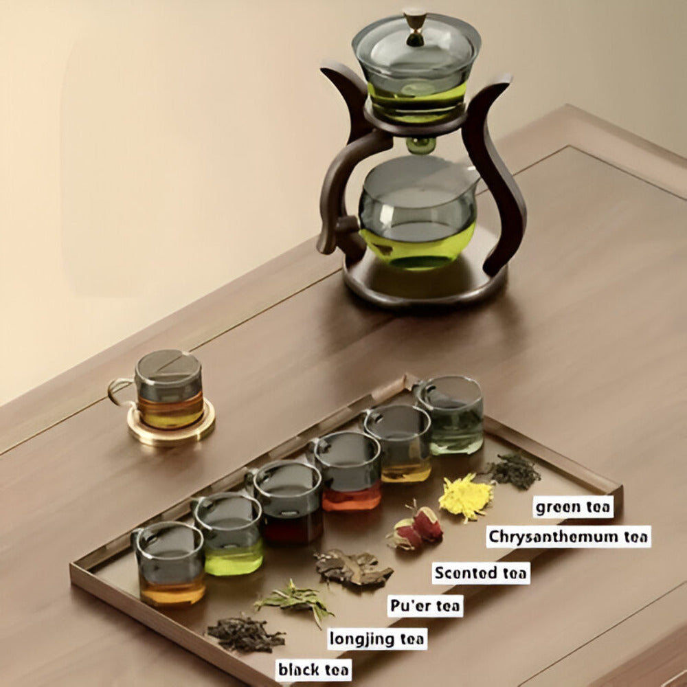 Caelor – Drip-Free Teapot Set With Tea Strainer