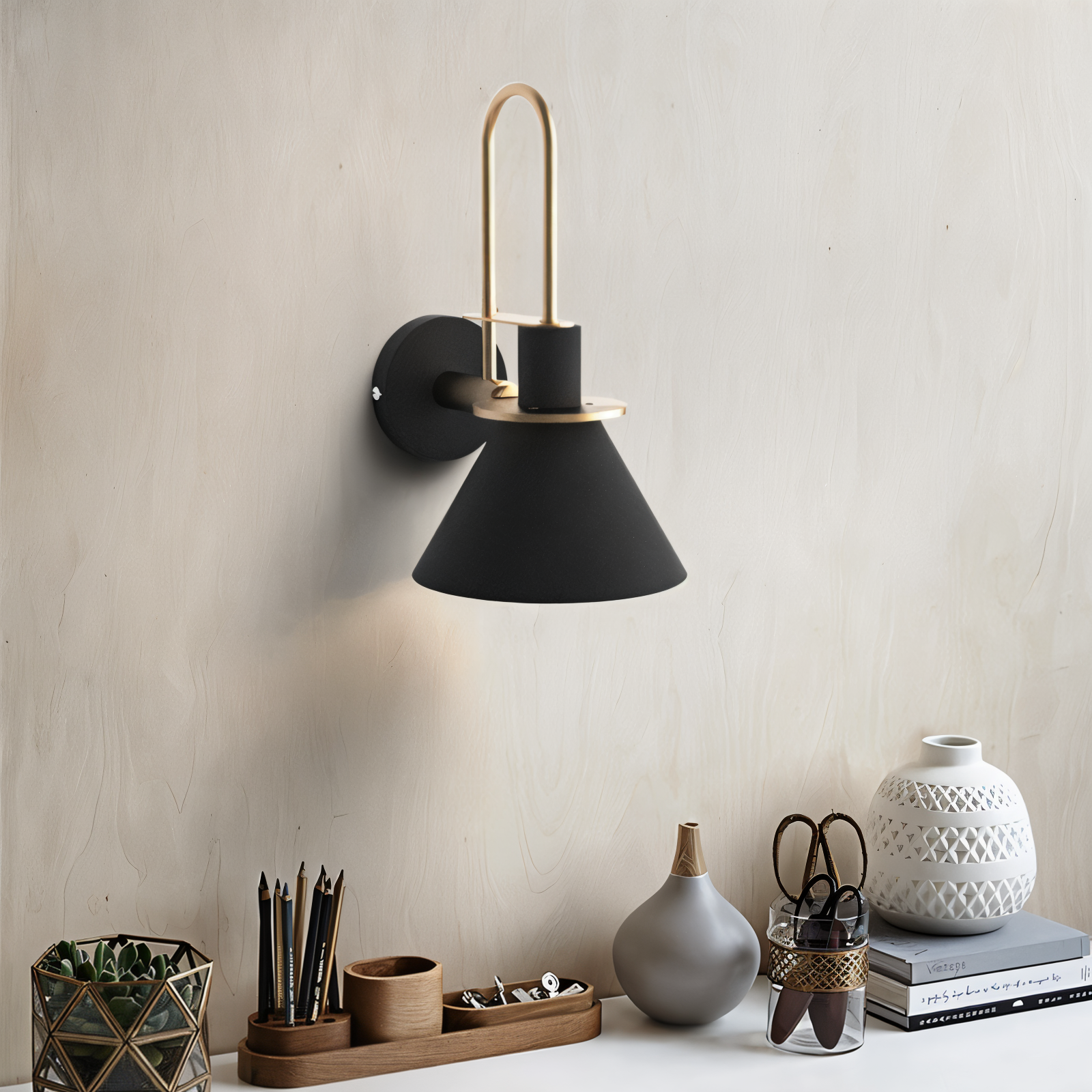 Zoralia - Postmodern LED Wall Lamp with Trumpet-Shaped Design