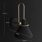Zoralia - Postmodern LED Wall Lamp with Trumpet-Shaped Design