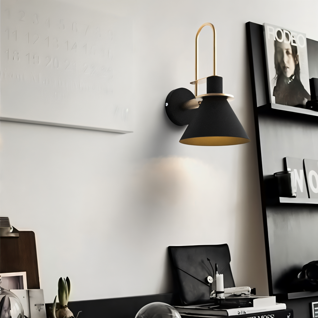 Zoralia - Postmodern LED Wall Lamp with Trumpet-Shaped Design