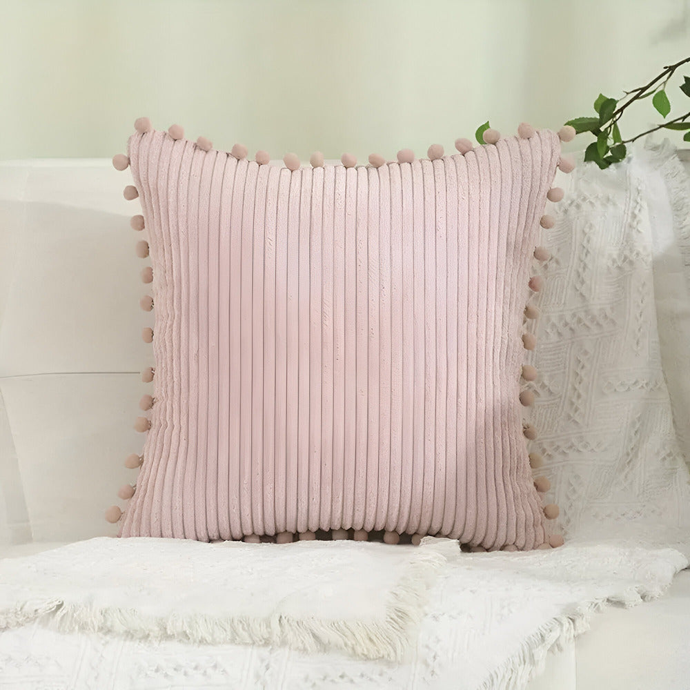 Minthia - Cotton Pillowcase with Tassels
