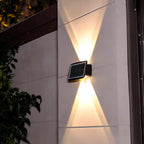 Auristia - Waterproof LED Solar Wall Lamp for Outdoors with Upward and Downward Lighting