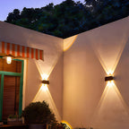 Auristia - Waterproof LED Solar Wall Lamp for Outdoors with Upward and Downward Lighting