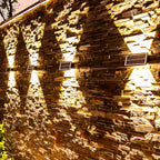 Auristia - Waterproof LED Solar Wall Lamp for Outdoors with Upward and Downward Lighting