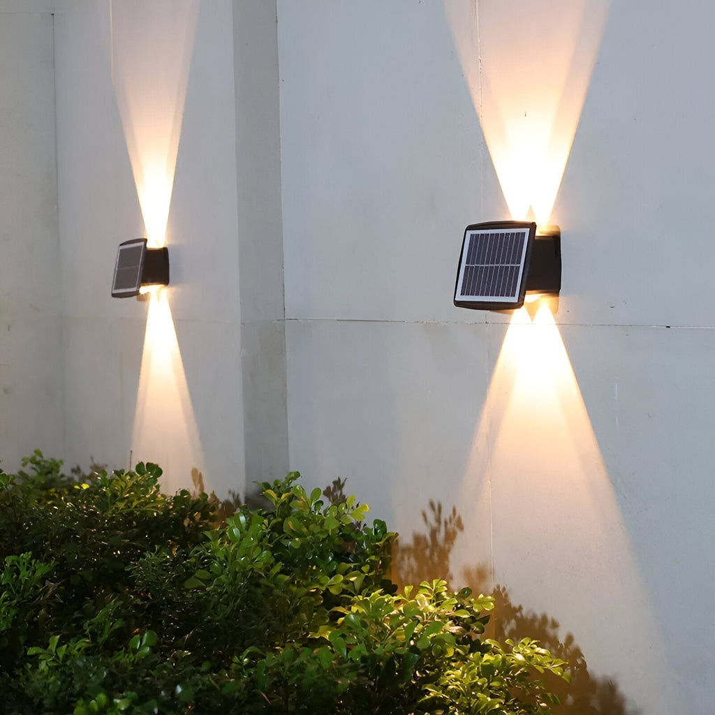 Auristia - Waterproof LED Solar Wall Lamp for Outdoors with Upward and Downward Lighting